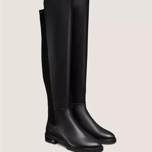 Stuart Weitzman Black City Boots- Over the Knee